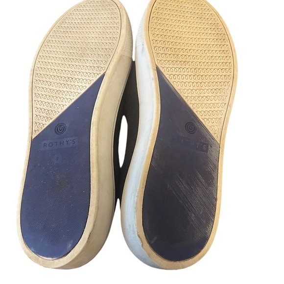 Rothy’s-The Original Slip on Sneaker-Sz 9 Black - Picture 8 of 9